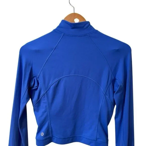 Lululemon Womens It’s Rulu Run Size 6 Cropped Half Zip Pullover - Picture 4 of 9